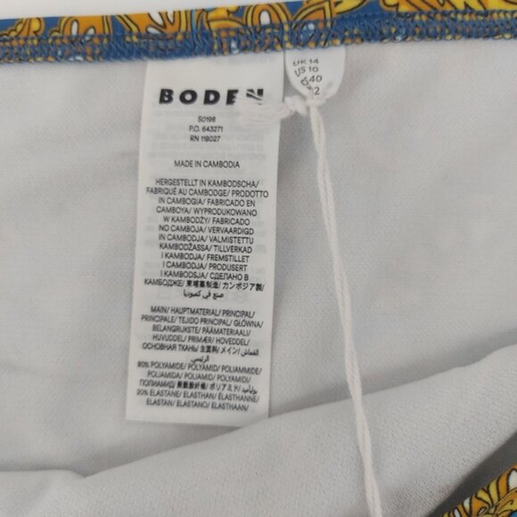 Boden Classic Bikini Shorts Harvest Blue Size 10 - Picture 6 of 9